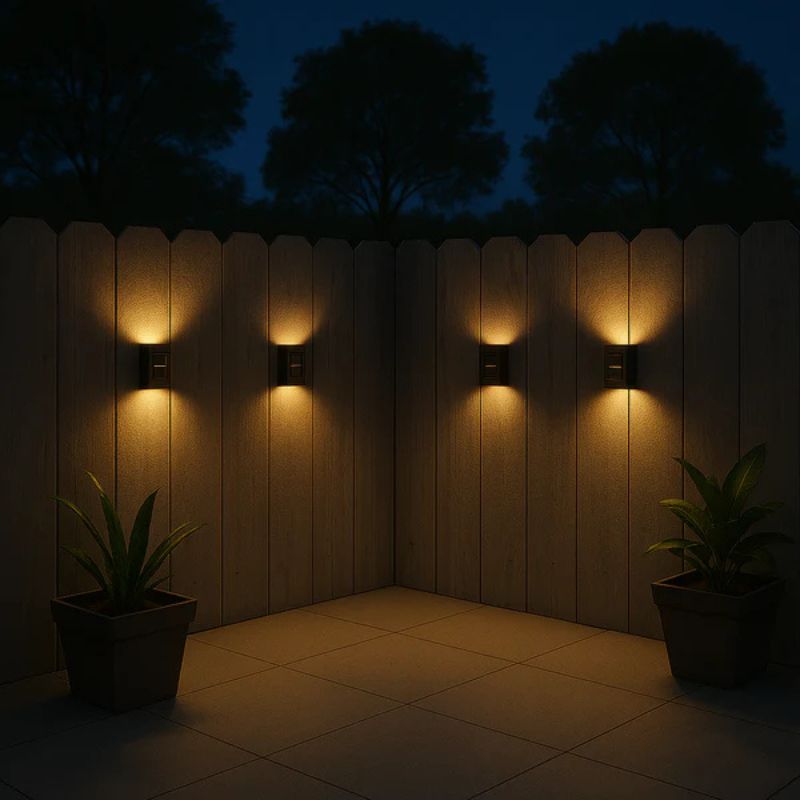 GlowSolar™ – Appliques murales solaires pour extérieur